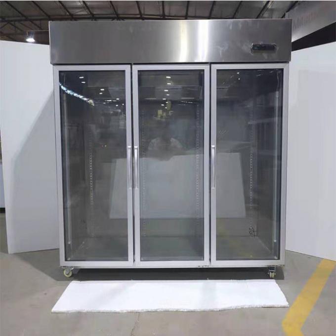 congelatore di frigorifero commerciale di acciaio inossidabile di 110W 1500L 2