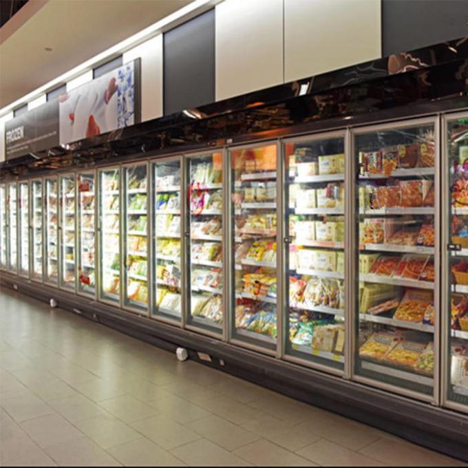 Attrezzatura di refrigerazione verticali del supermercato 1250L 0