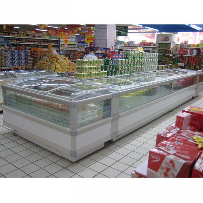 Congelatore dell'isola del supermercato di R404A 0