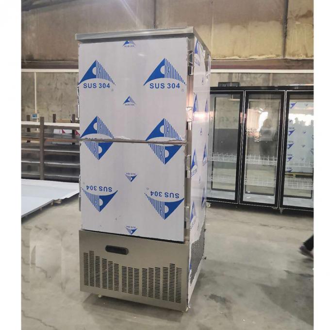 Congelatore di frigorifero commerciale arieggiato 14 vassoi di acciaio inossidabile 0