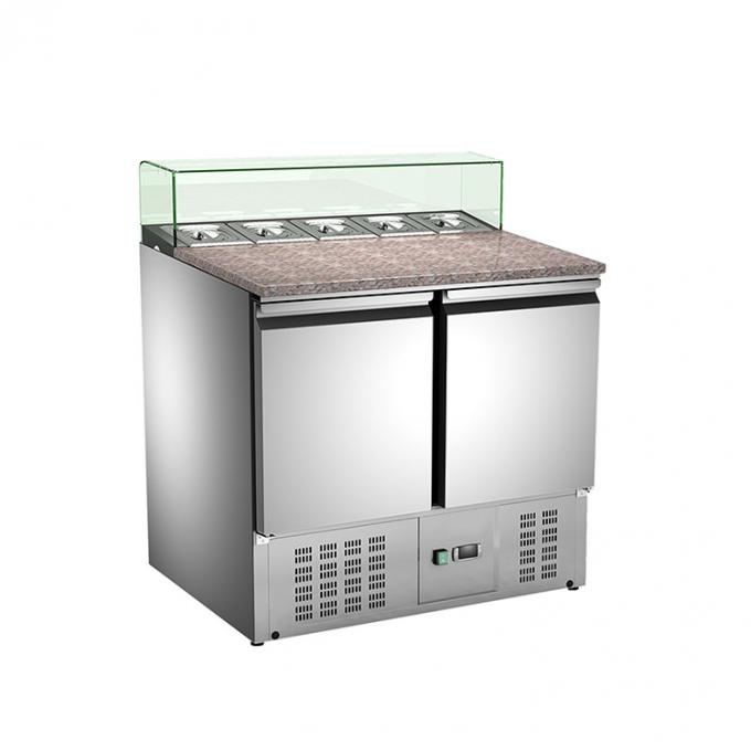 Attrezzatura di refrigerazione commerciale del frigorifero della Tabella della preparazione della pizza di R134A 0