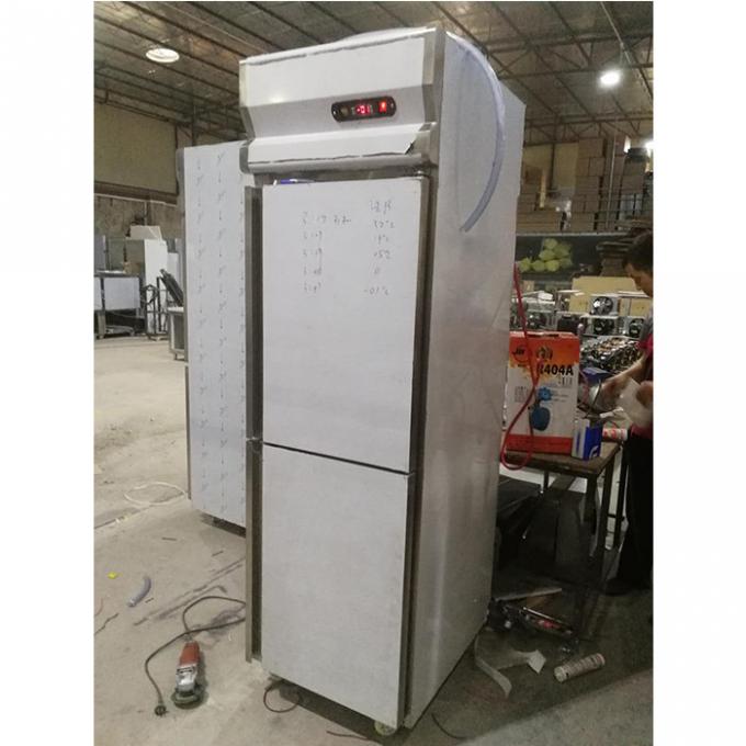 congelatore di frigorifero commerciale di acciaio inossidabile di 220V 500L 2