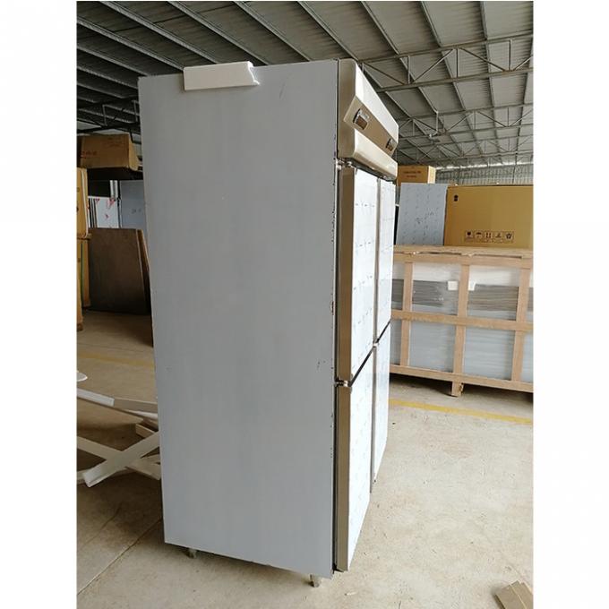 4 congelatore di frigorifero commerciale di acciaio inossidabile della porta 300W 1