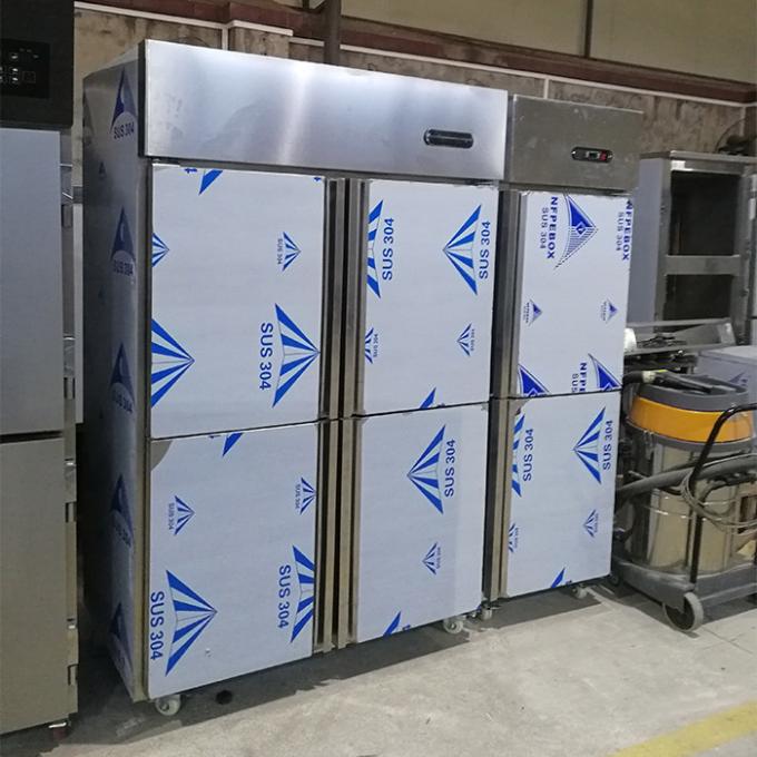 congelatore di frigorifero commerciale di acciaio inossidabile 550W di 2000mm 2