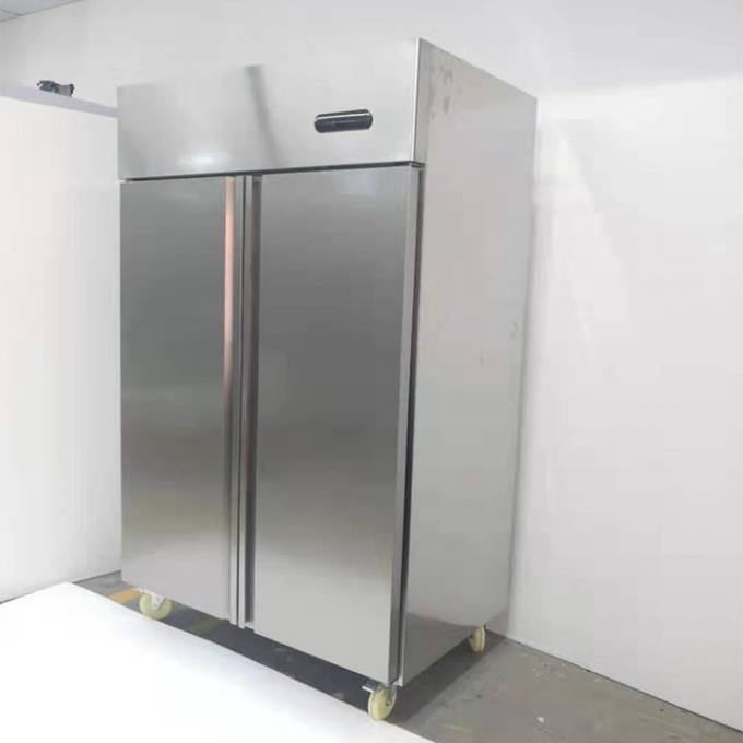 Congelatore commerciale di acciaio inossidabile della doppia porta di Yxfridge 1