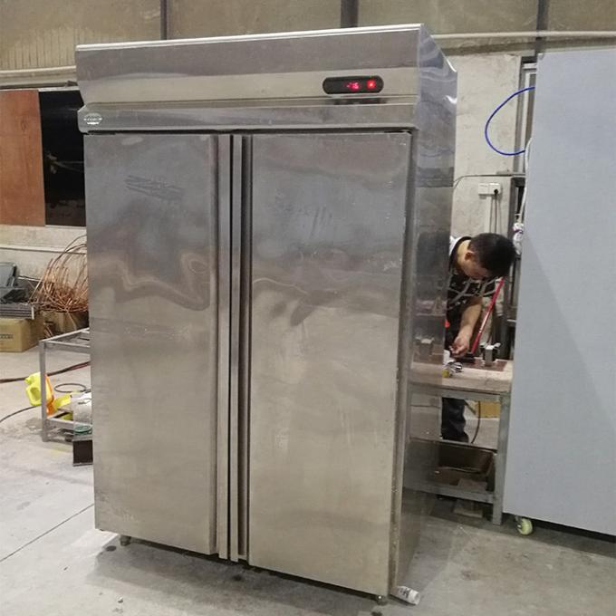 Congelatore commerciale di acciaio inossidabile della doppia porta di Yxfridge 0
