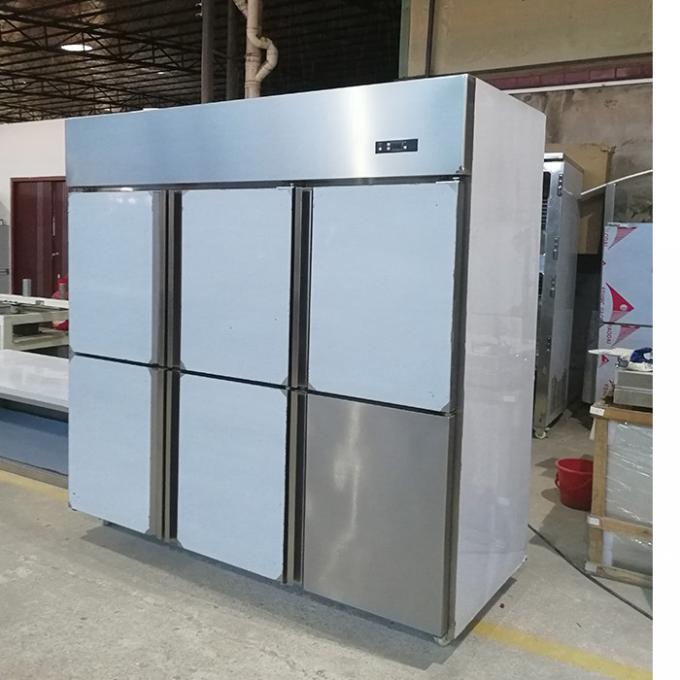 congelatore di frigorifero commerciale di acciaio inossidabile 650W per la cucina 0