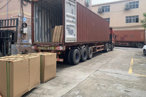 ultimo caso aziendale circa 2*40HQ container di attrezzature da cucina e gelateria alle Filippine