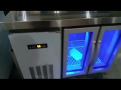 tavolo da salate/pizza con coperchio