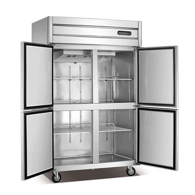 Automatico disgeli il congelatore di frigorifero della porta di R404A 1000L 4