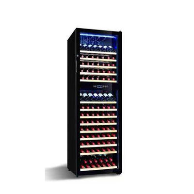 qualità  170 Bottles 450L 140w Commercial Wine Display Cooler Fabbrica