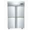 Automatico disgeli il congelatore di frigorifero della porta di R404A 1000L 4
