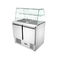 304 frigorifero commerciale su ordinazione di acciaio inossidabile R134A