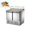 Attrezzatura di refrigerazione commerciale del frigorifero della Tabella della preparazione della pizza di R134A