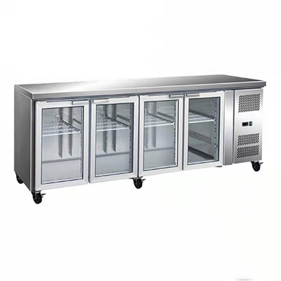 Fan che raffredda acciaio inossidabile sotto il contro frigorifero con CE 1.2m 1.5m 1.8m