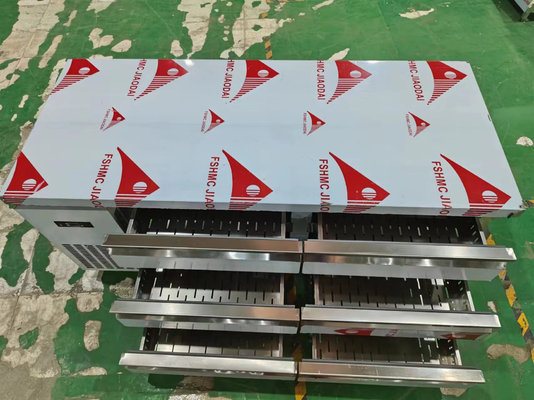 6 cassetti tavolo da tavolo in acciaio inossidabile commercio cassetti frigorifero banco di lavoro