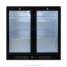 Display case da ristorante bianche da 400L 3 scaffali refrigerati Sistema di raffreddamento ad aria bassa rumorosità