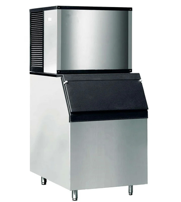 Secop Air Cooling 220V Commercial Ice Cube Maker 342 Ice Cube Tray 454kg/24h Produzione