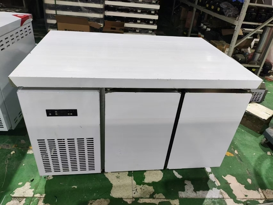 1.2M Commercial Undercounter Chiller Refrigerator Workbench For Kitchen Guangzhou Factory Tavolo da lavoro in acciaio inossidabile