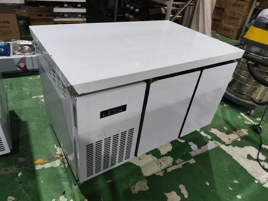 1.2M Commercial Undercounter Chiller Refrigerator Workbench For Kitchen Guangzhou Factory Tavolo da lavoro in acciaio inossidabile