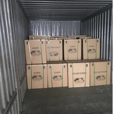Guangzhou fabbrica da 500 kg a 1000 kg Macchina di produzione di cubetti di ghiaccio commerciale con raffreddamento da ventole CE Per impianti di ghiaccio e club