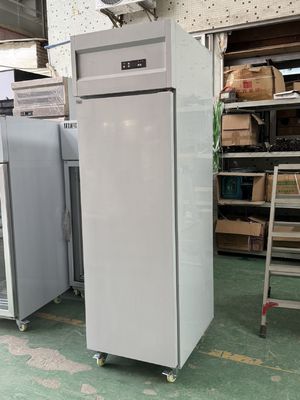 Congelatore verticale a 1 porta per ristoranti commerciali, panifici e frigorifero con vassoi
