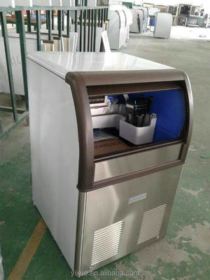 Commercial Under Counter Ice Cube Maker 90kg 220V Stainless Steel