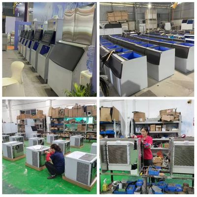 Commercial Ice Cube Machine 910KG Daily Output 480KG Storage