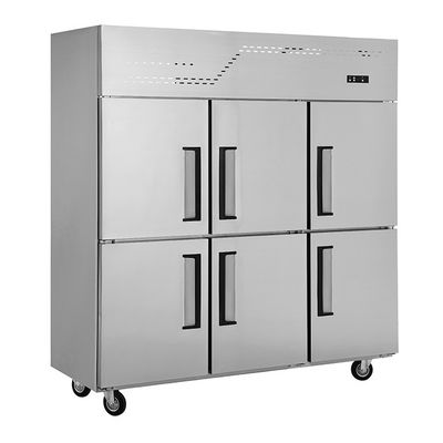 congelatore di frigorifero commerciale di acciaio inossidabile 650W per la cucina