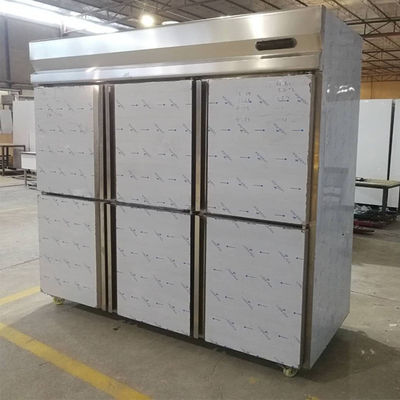 congelatore di frigorifero commerciale di acciaio inossidabile 650W per la cucina