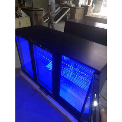 Frigorifero di R134a 330L Undercounter Antivari con un colore nero di 3 porte