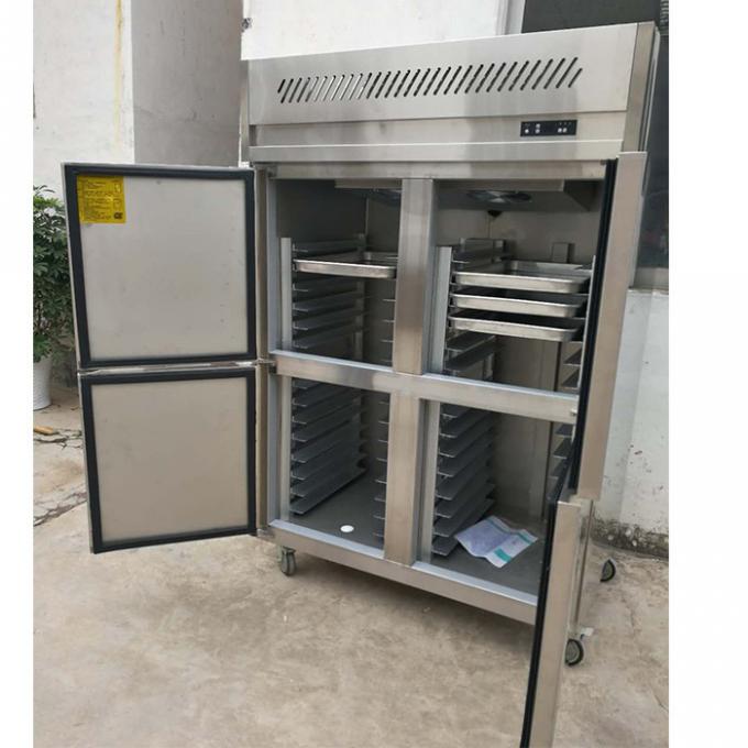 congelatore commerciale di acciaio inossidabile di r404a 0