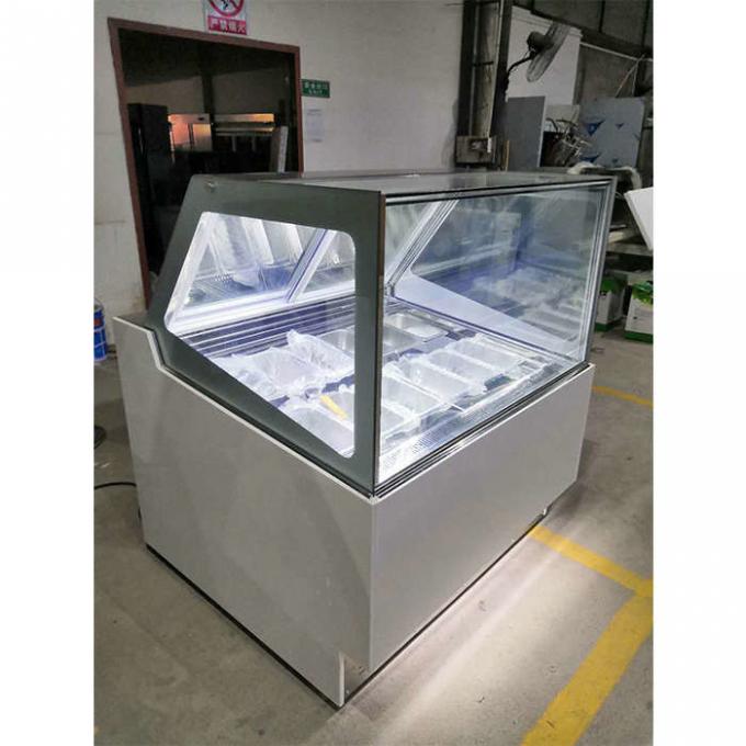 Congelatore dell'esposizione del gelato dell'annuncio pubblicitario del CE 1200mm 0