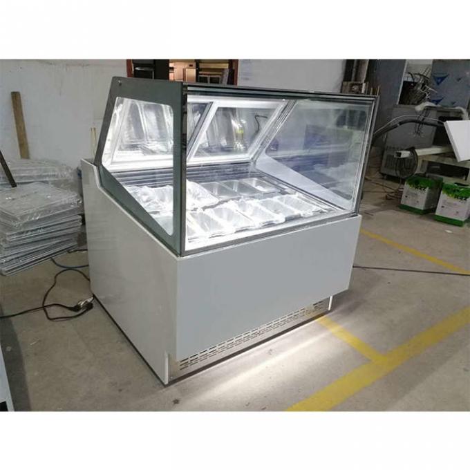 Congelatore dell'esposizione del gelato dell'annuncio pubblicitario del CE 1200mm 1