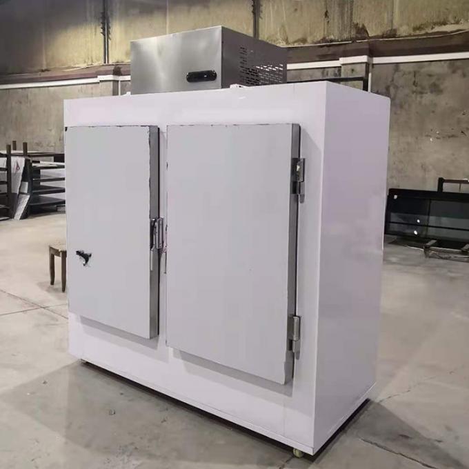 L'acciaio inossidabile 525W ha refrigerato il congelatore del silos di immagazzinamento della borsa per il ghiaccio 0