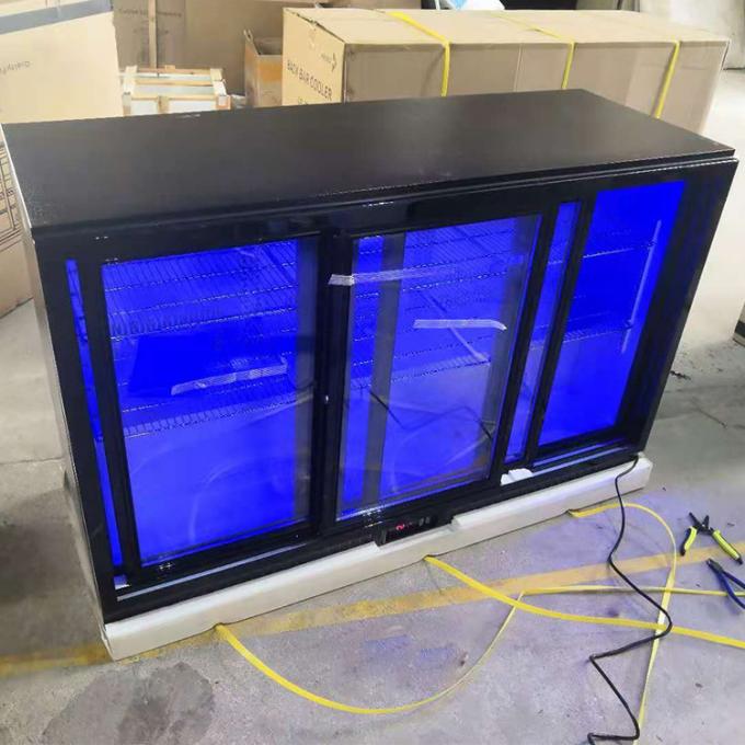 3 porta 330L sotto il frigorifero di Antivari del contatore con luce blu 0
