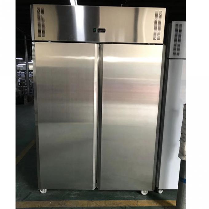 Congelatore di frigorifero commerciale di acciaio inossidabile di R404A 450W 1