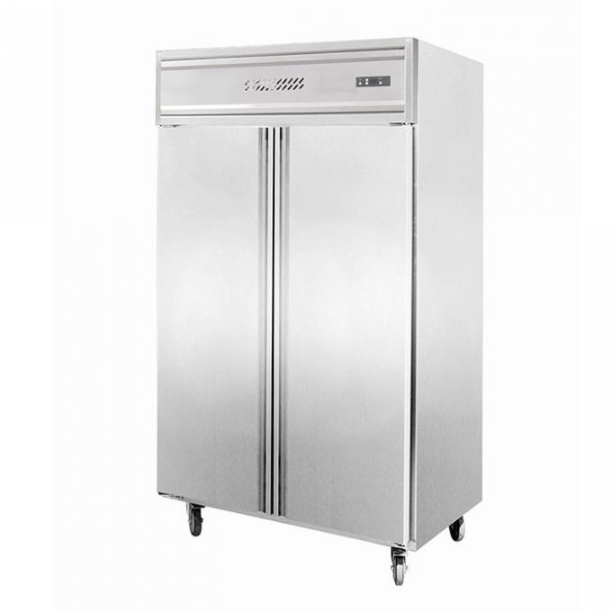 Congelatore di frigorifero commerciale di acciaio inossidabile di R404A 450W 0