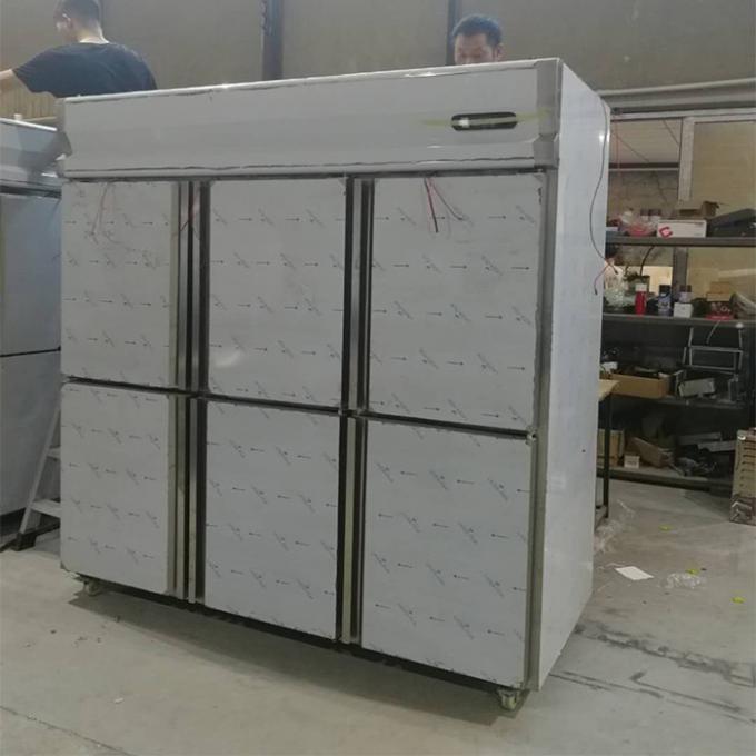 congelatore di frigorifero commerciale di acciaio inossidabile 650W per la cucina 2