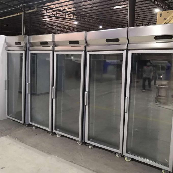 congelatore di frigorifero commerciale di acciaio inossidabile di 500L 260W 0